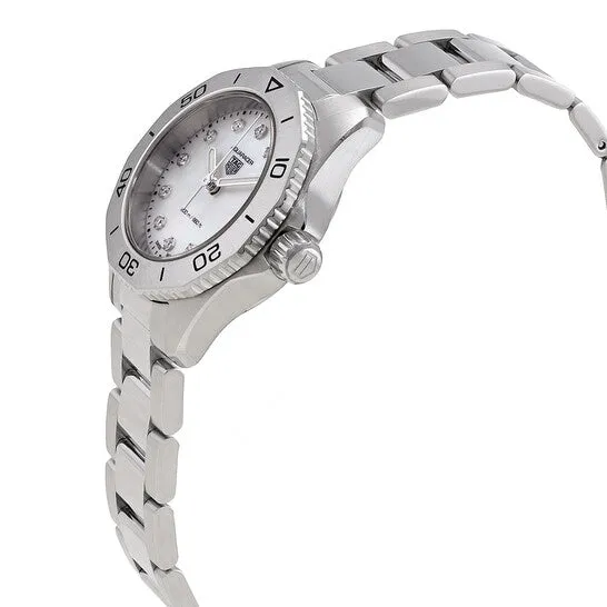 Watches Original Tag Heuer Aquaracer Quartz Diamond White Mother of Pearl Dial Ladies Watch WBP1416BA0622 JMS always